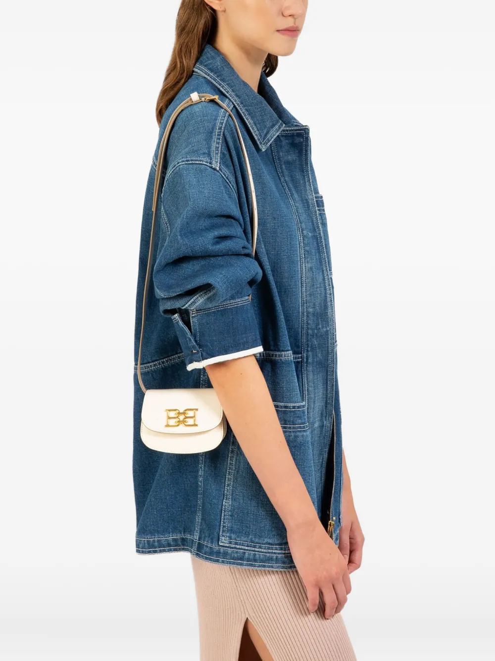 Bally mini B-Chain foldover clasp leather bag | Mini Bags | Image 2