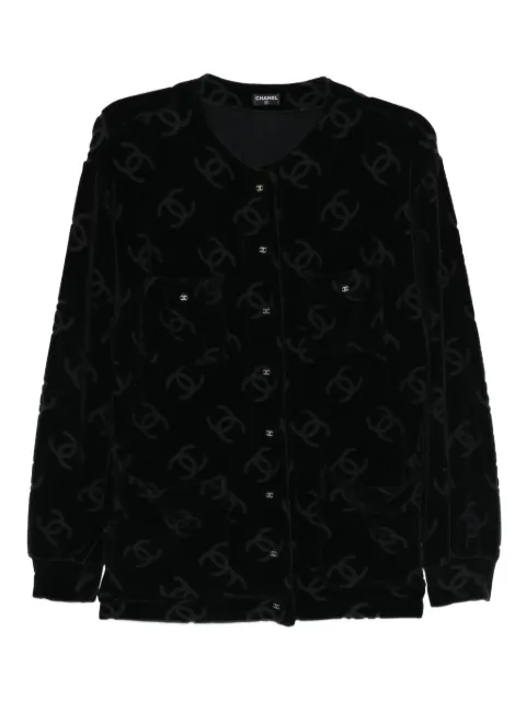 CHANEL Pre-Owned جاكيت بصف أزرار وبدون ياقة من عقد التسعينيات-الألفينيات