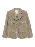 CHANEL Pre-Owned 1995 Single Breasted Jacket - Green
