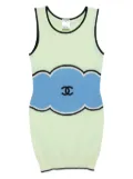 CHANEL Pre-Owned 2009 sleeveless dress - Green