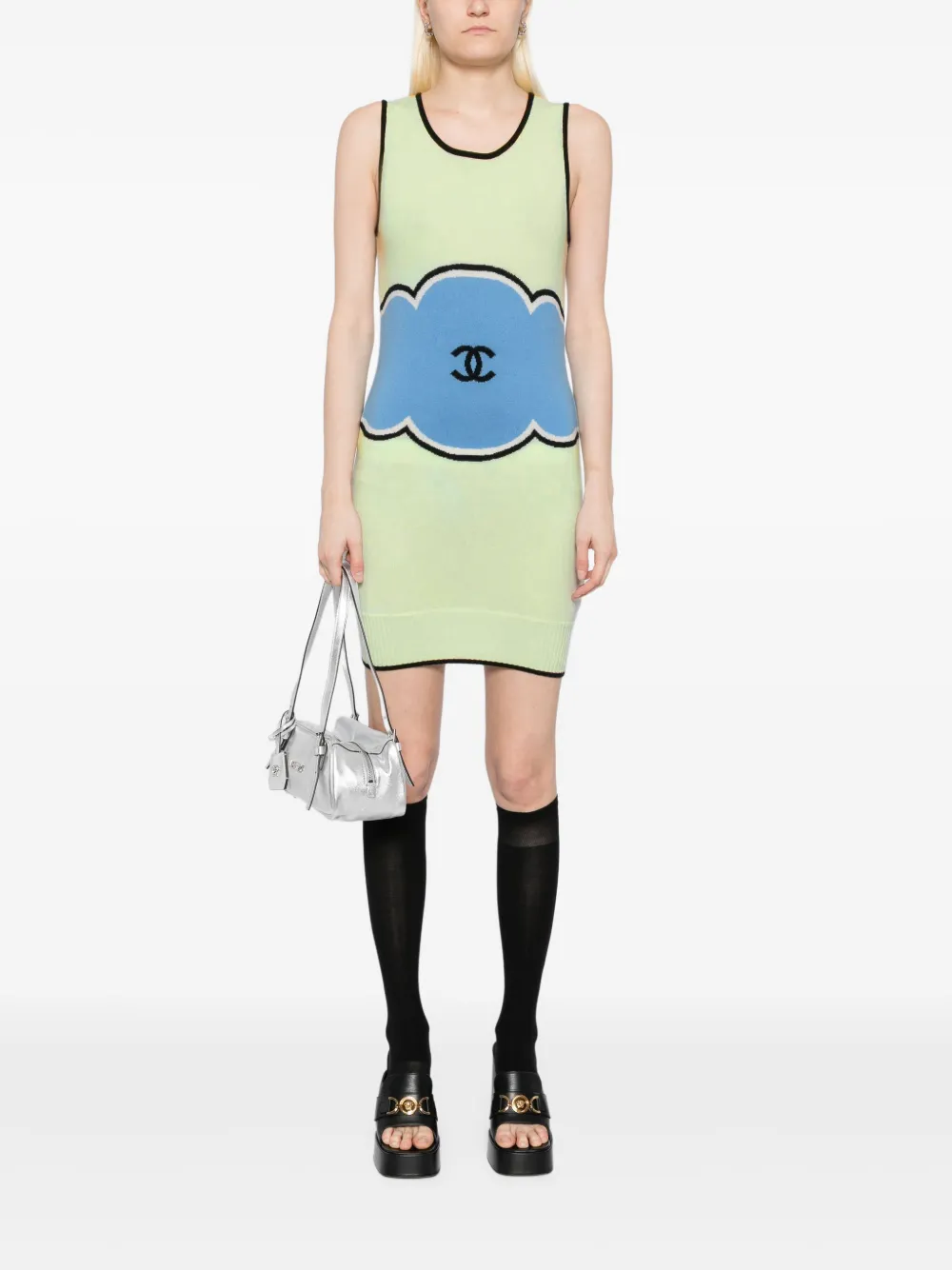 CHANEL Pre-Owned 2009 sleeveless dress | Image 2