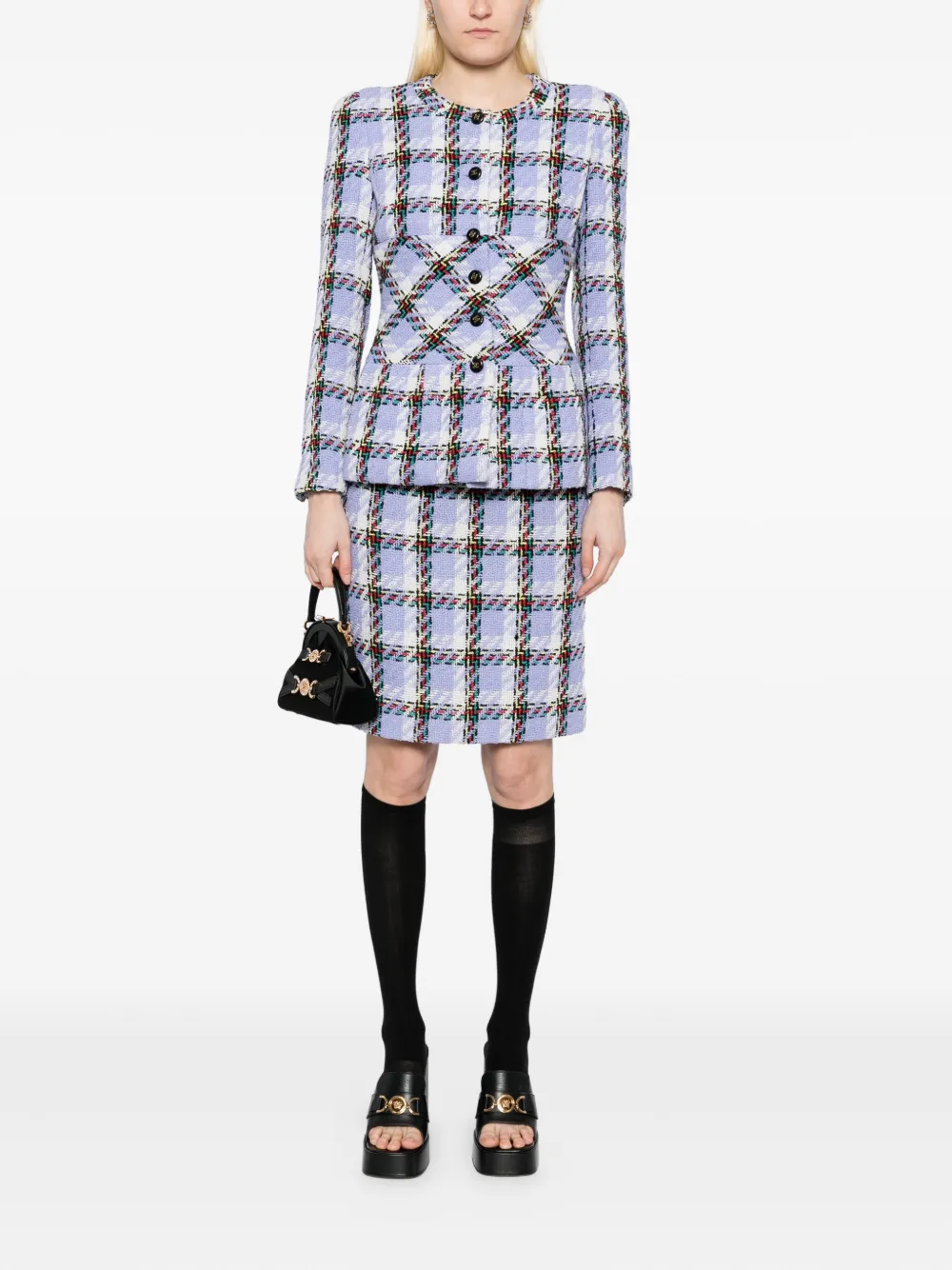 CHANEL Pre-Owned 1995 Setup Suit mantelpak - Blauw