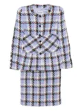 CHANEL Pre-Owned 1995 Setup Suit Jacket Skirt - Blue