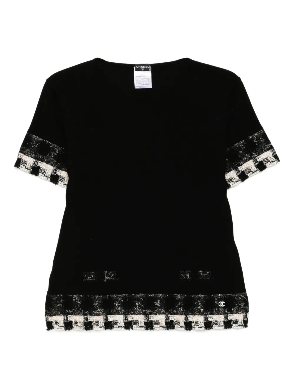 2005 short-sleeved knit T-shirt