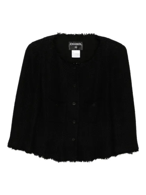 CHANEL Pre-Owned 2006 single-breasted collarless jacket