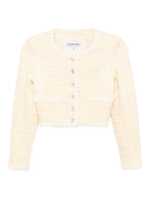 CHANEL Pre-Owned 1990-2000s collarless single-breasted jacket