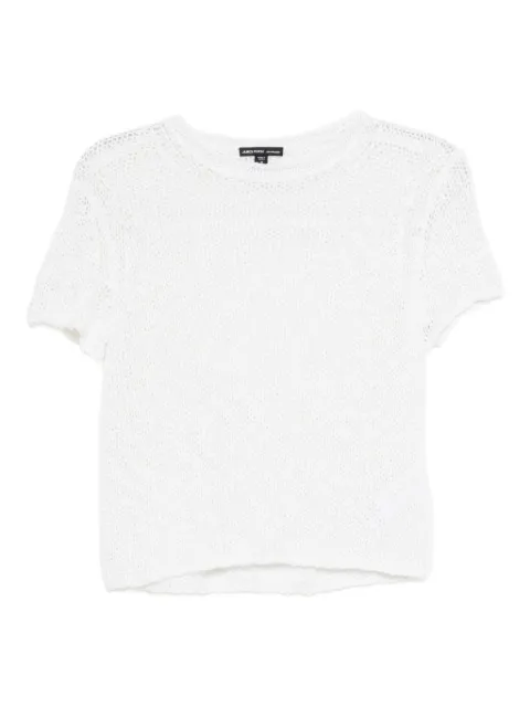 James Perse top manga corta