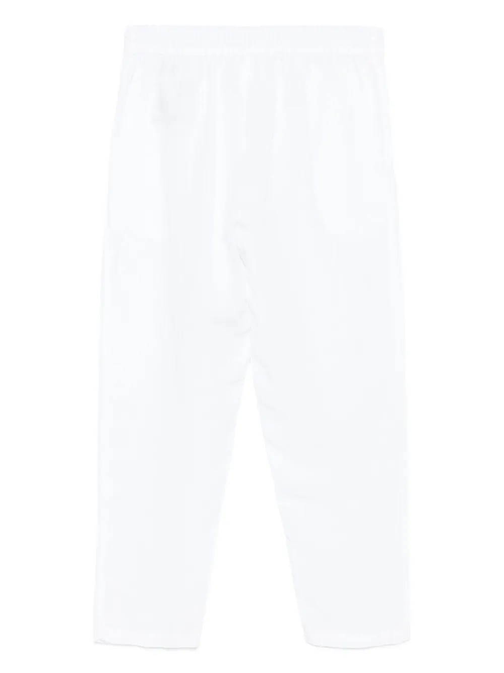 120% Lino Broek met geplooide zak - Wit