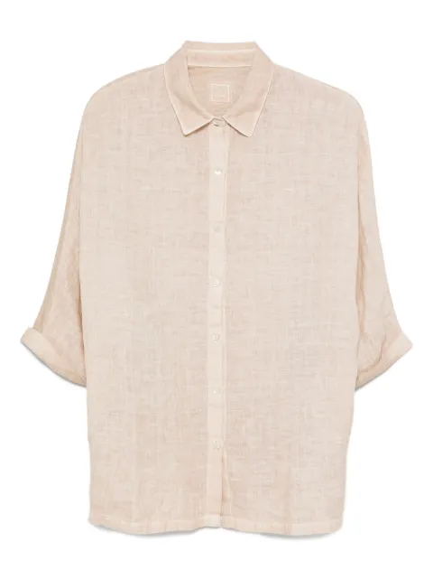 120% Lino linen button-up shirt