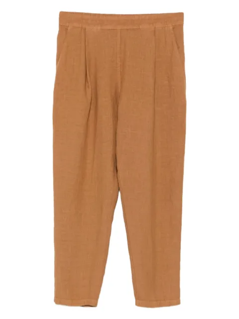 120% Lino pleated linen trousers