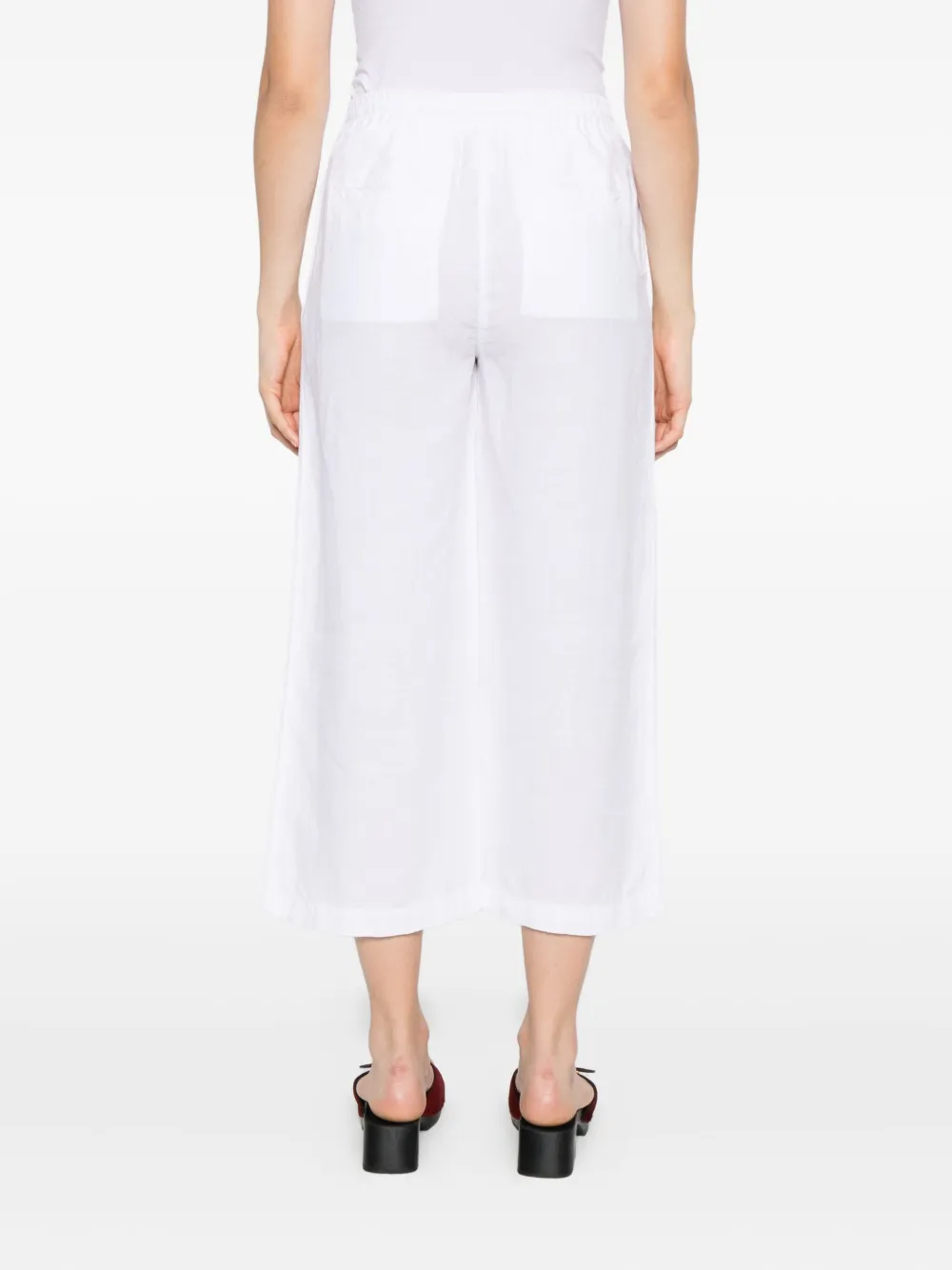 120% Lino Linnen broek Wit