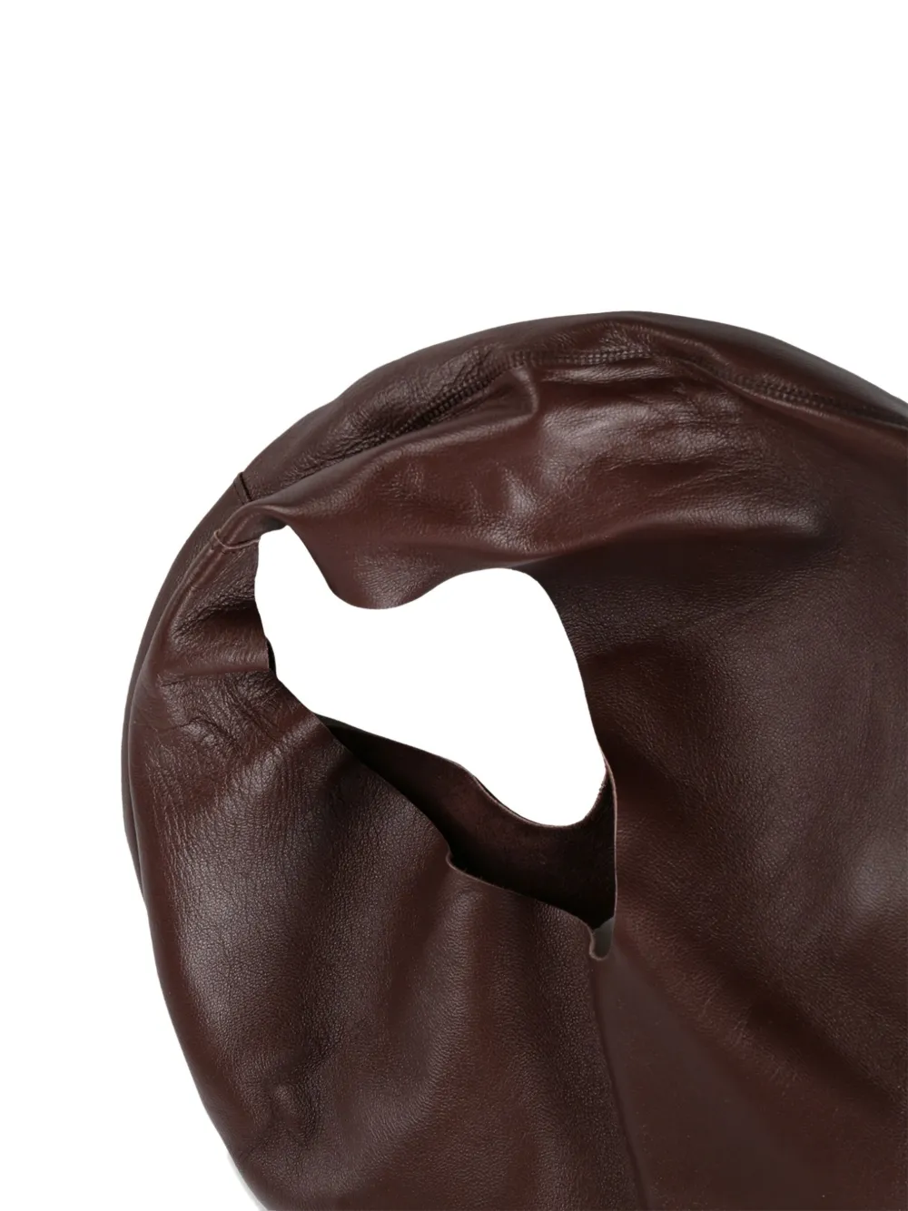 The Row draped leather tote bag Bruin