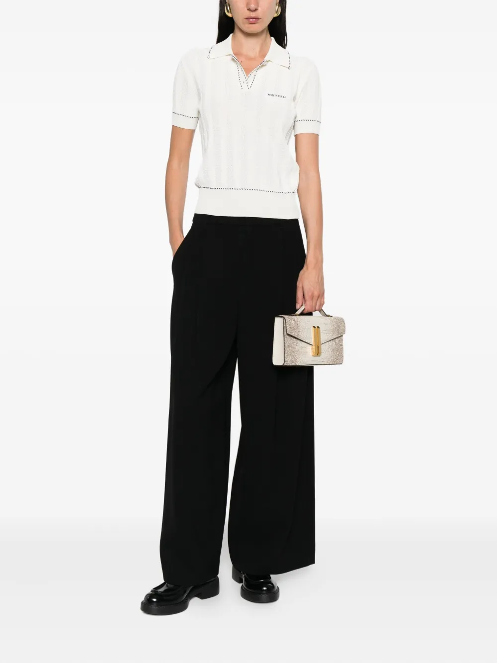 'S Max Mara high-waisted trousers Zwart