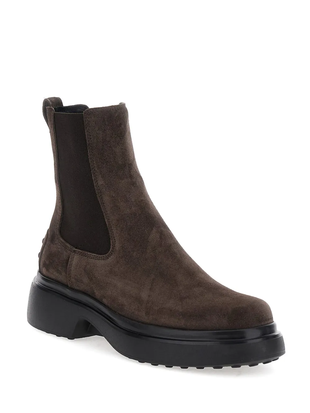 Tod's Chelsea laarzen met elastisch vlak Bruin