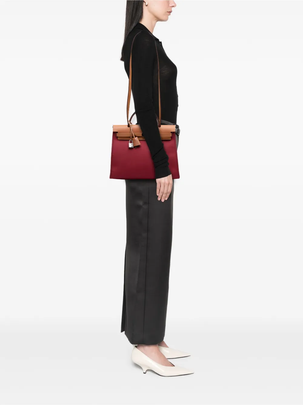 Hermès Pre-Owned 2016 Toile Herbag Zip 31 satchel | Pre-Owned | Image 2