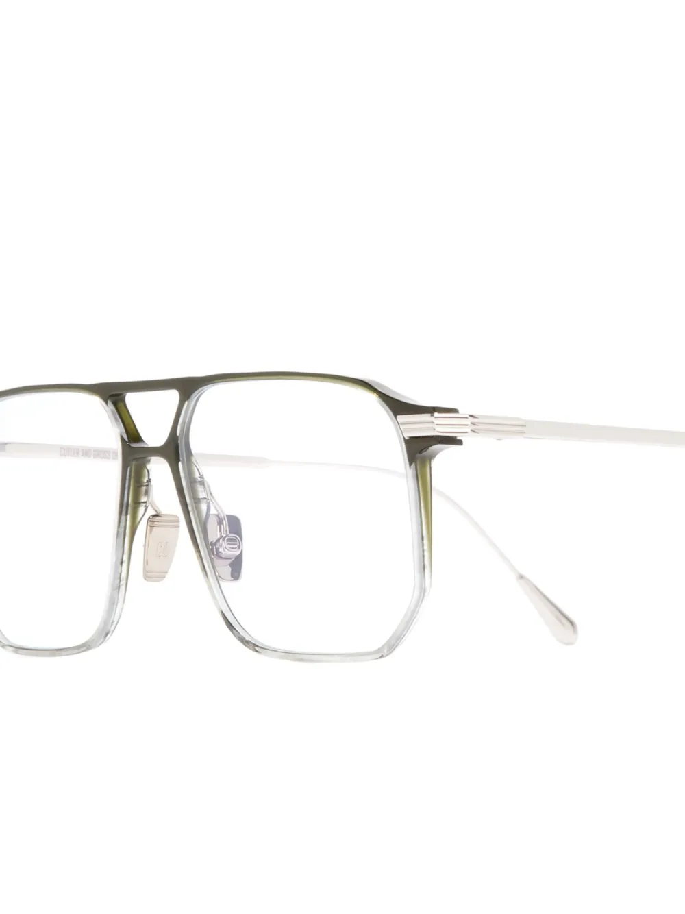 Cutler & Gross 0006 metalen bril Groen