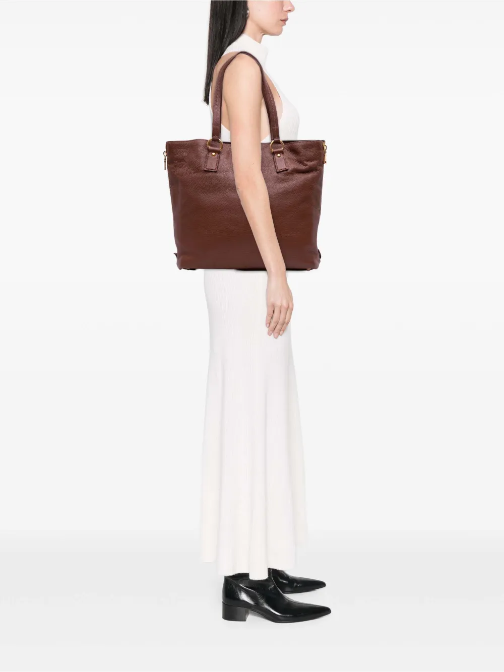 Prada Pre-Owned 2000-2025 Vitello Daino Side Zip Shopper tote bag | Pre-Owned | Image 2