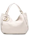 Gucci Pre-Owned 2016-2025 Medium Pebbled Calfskin Twill tote bag - White