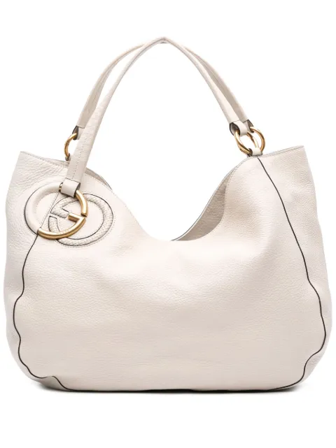 Gucci Pre-Owned 2016-2025 Medium Pebbled Calfskin Twill tote bag