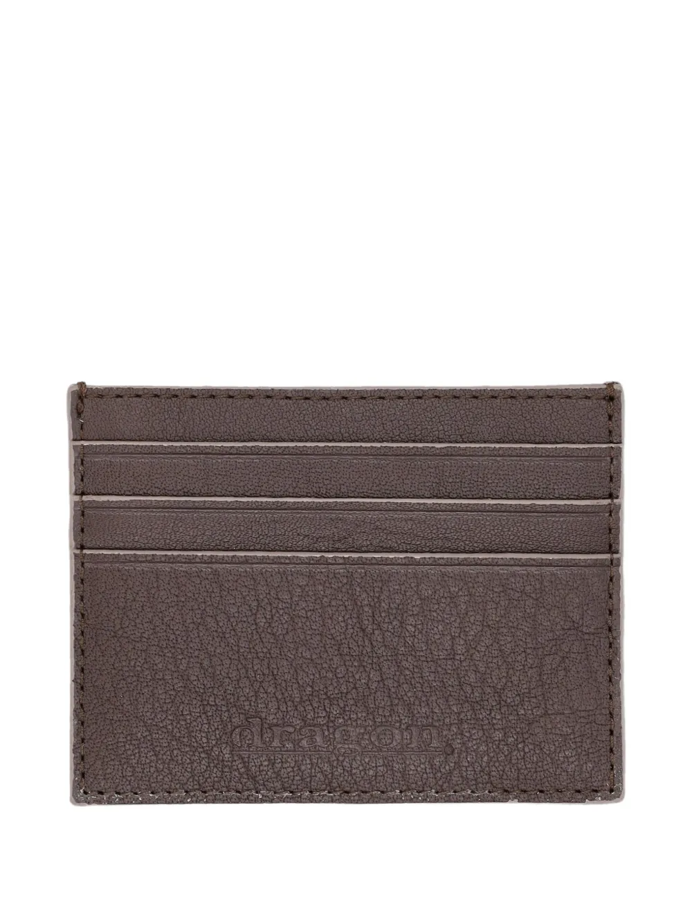 DRAGON DIFFUSION woven leather cardholder | Brown | Image 1