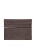 DRAGON DIFFUSION woven leather cardholder - Brown