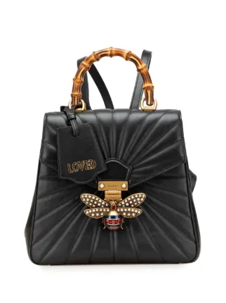 Gucci Pre-Owned 2016-2025 Calfskin Bamboo Trapuntata Queen  display picture 2