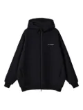 MONOCHROME zip-up hoodie - Black