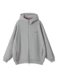MONOCHROME zip-up hoodie - Grey