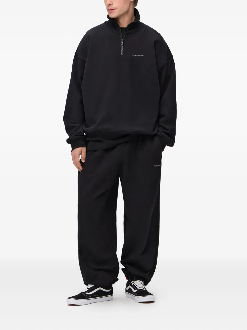 MONOCHROME half-zip cotton sweatshirt | Sweatshirts | Image 2