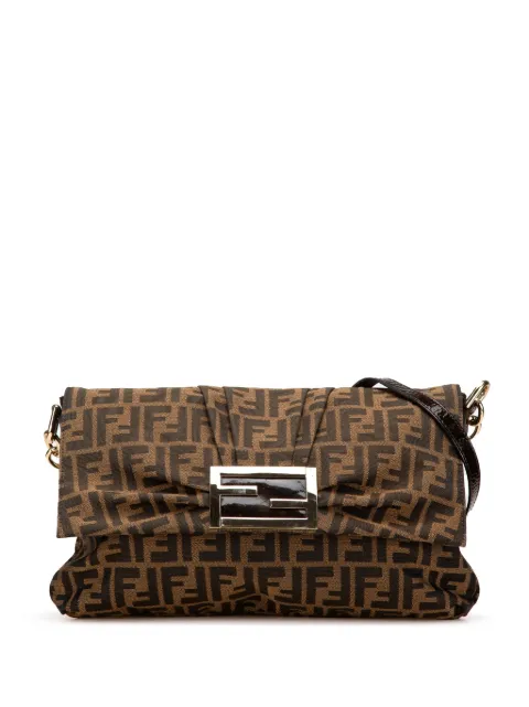 Fendi Pre-Owned 2010-2025 Zucca Canvas Mia Flap crossbody bag