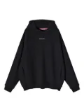 MONOCHROME cotton hoodie - Black