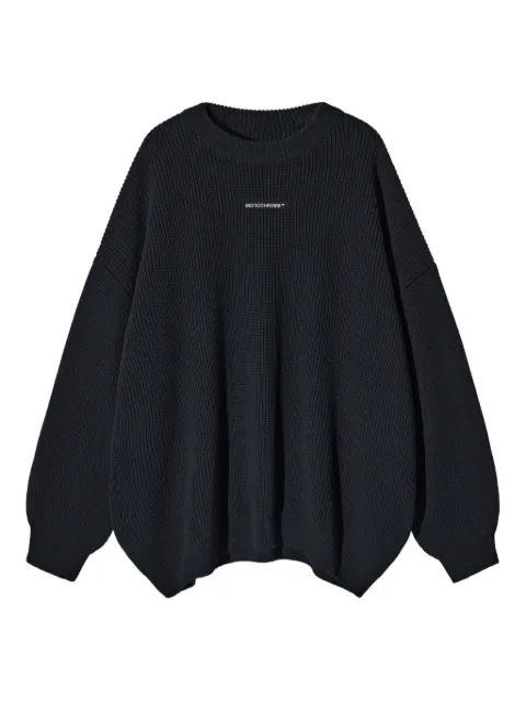 MONOCHROME ribbed cotton sweater
