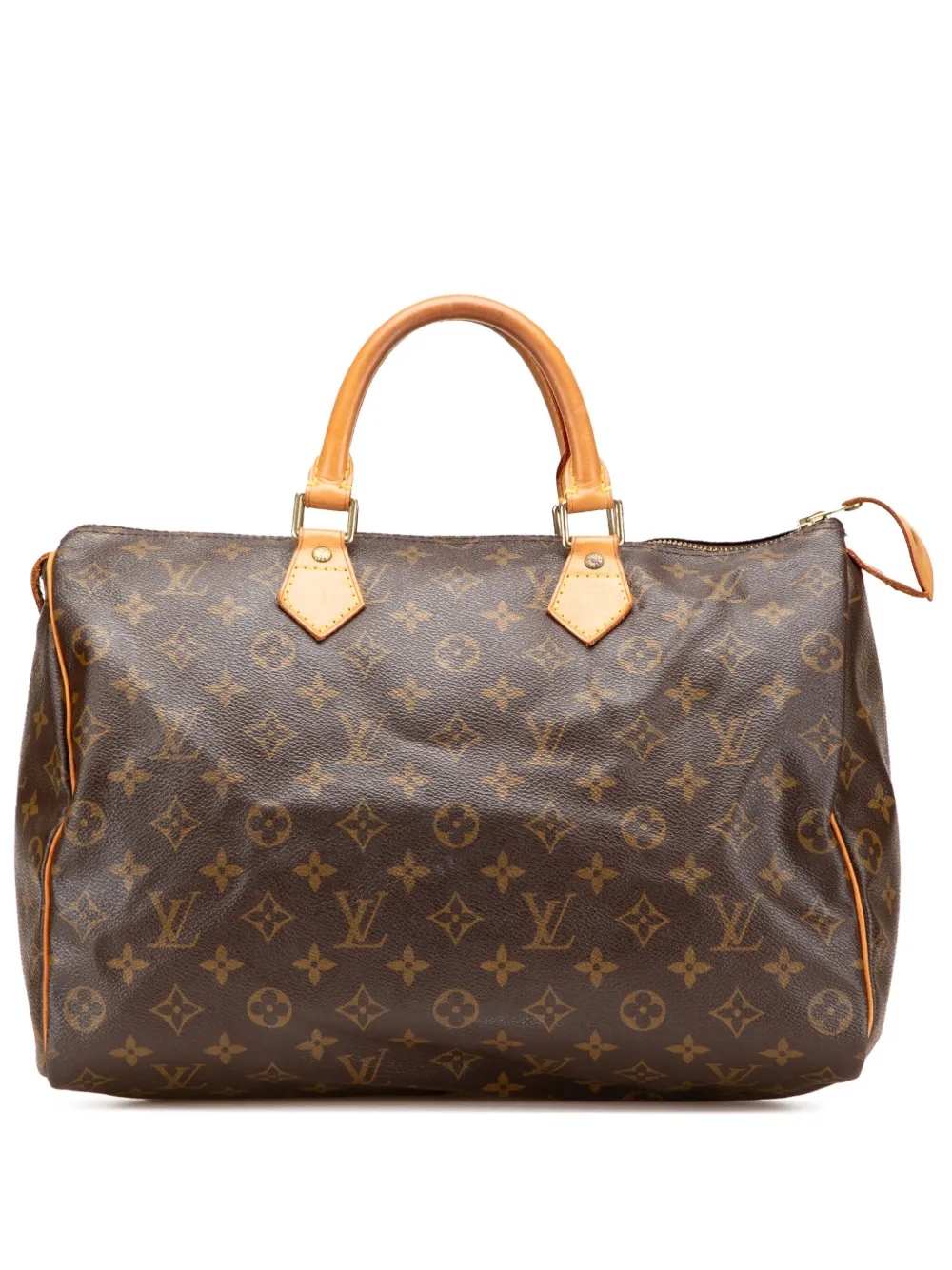 Louis Vuitton Pre-Owned 2001 モノグラム スピーディ 35 ボストンバッグ - ブラウン Louis Vuitton Pre-Owned 2001 モノグラム スピーディ 35 ボストンバッグ - ブラウン