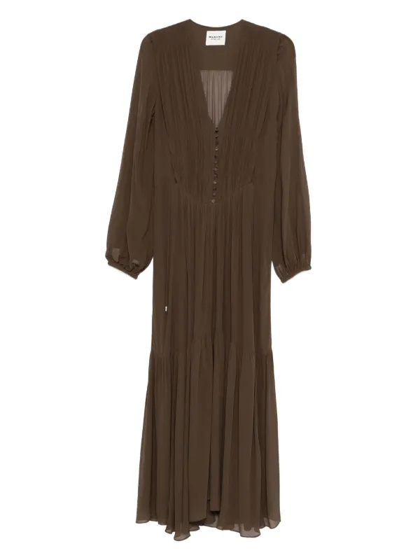 Marant Étoile Briane Maxi Dress in Green