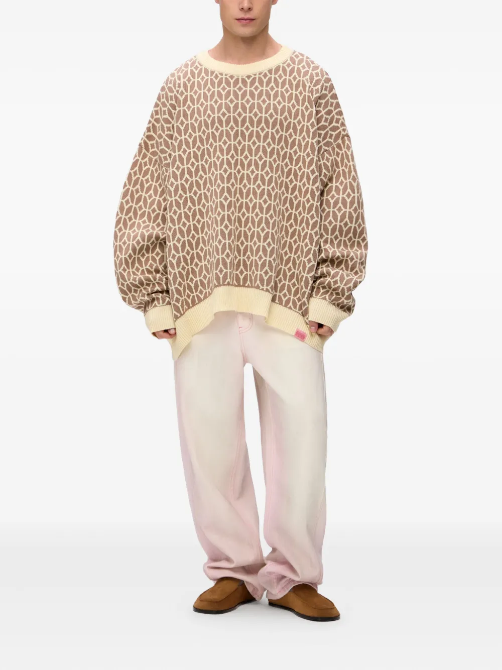 MONOCHROME geometric-pattern sweater | Knitted Sweaters | Image 2