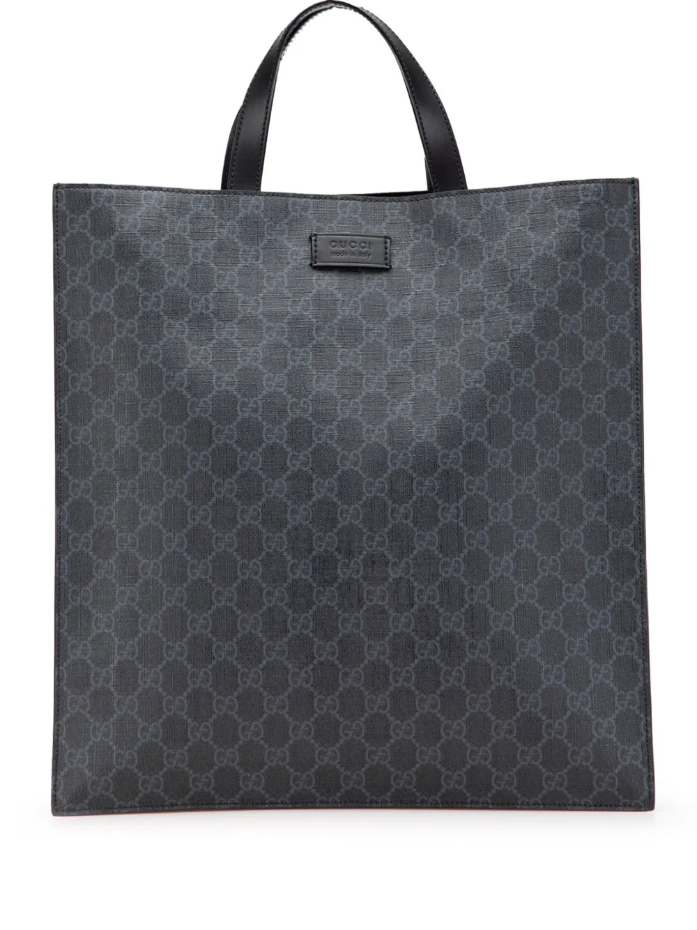 Gucci Pre-Owned 2000-2015 GGスプリーム コンバーチブル ソフト サッチェルバッグ - ブラック Gucci Pre-Owned 2000-2015 GGスプリーム コンバーチブル ソフト サッチェルバッグ - ブラック