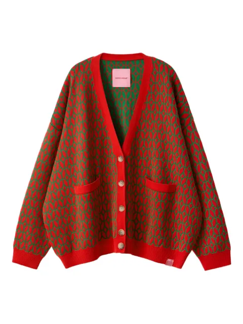 MONOCHROME Geometrisch gemusterter Cardigan