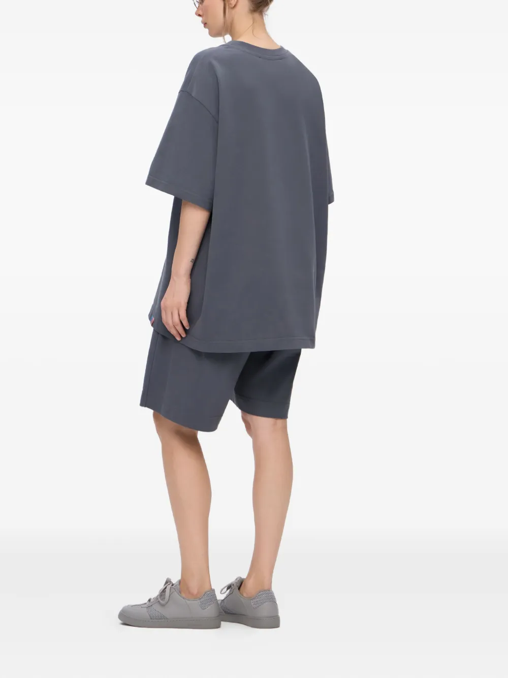 Monochrome Logo-print Cotton T-shirt In Gray
