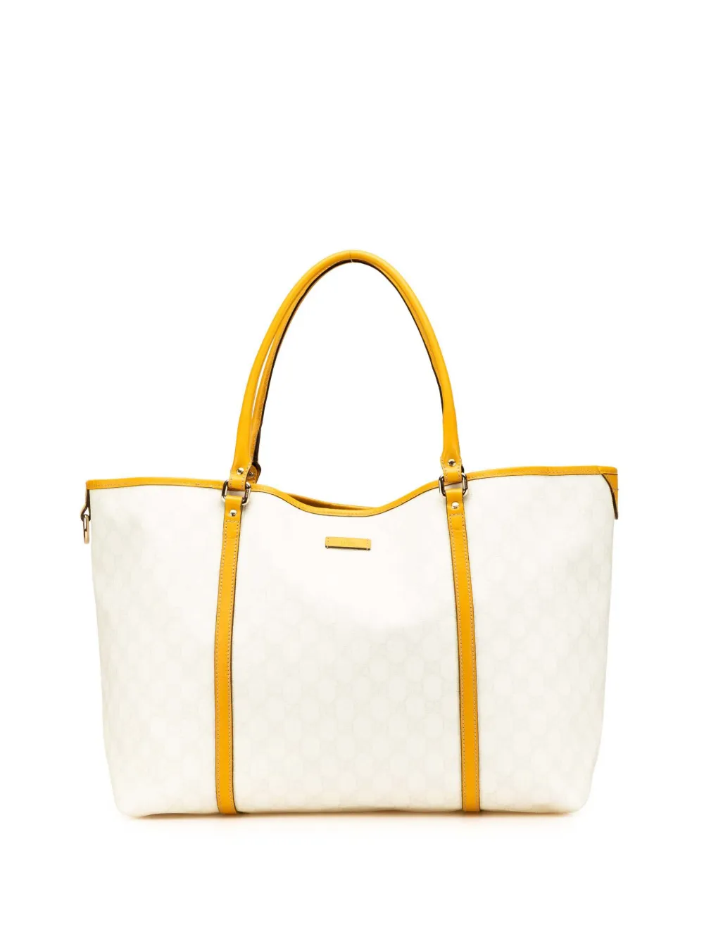 Gucci Pre-Owned 2000-2015 ミディアム GGスプリーム ジョイ トートバッグ - ホワイト Gucci Pre-Owned 2000-2015 ミディアム GGスプリーム ジョイ トートバッグ - ホワイト