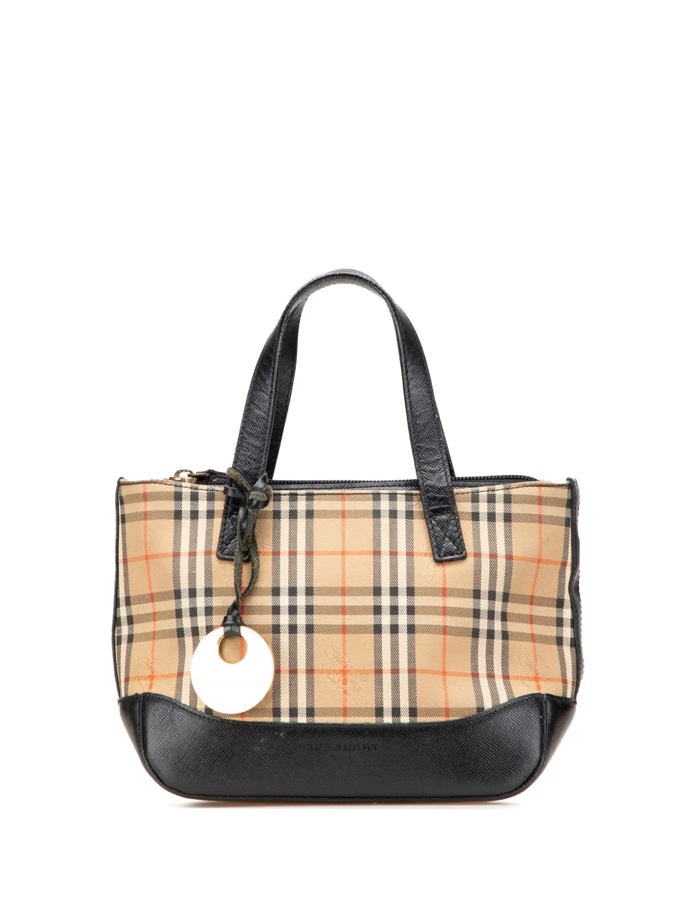 Burberry Pre-Owned 2000-2017 Haymarket Check Canvas handbag | Brown | Image 1