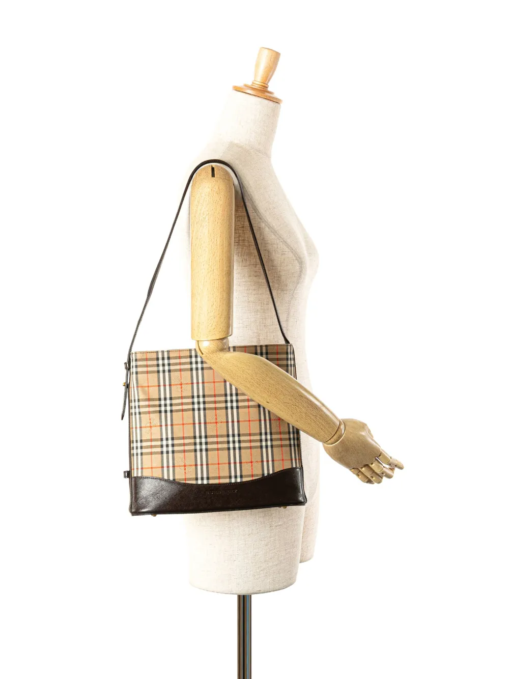 Burberry Pre-Owned 2000-2017 Haymarket Check Canvas shoulder bag | Pre-Owned | Image 2