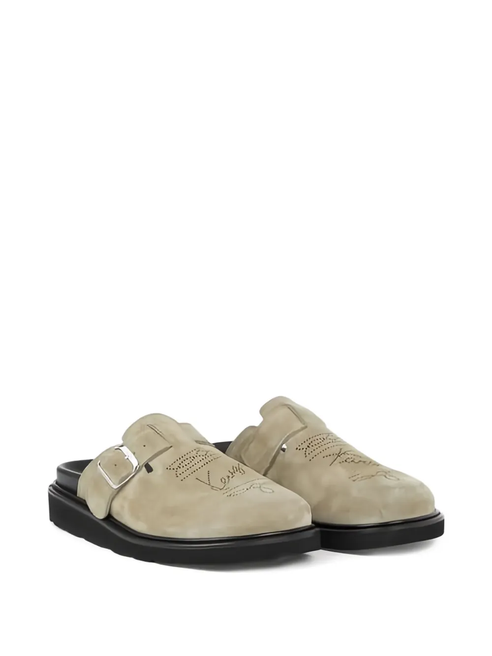 Kenzo Matto buckle-embellished suede mules | Image 2