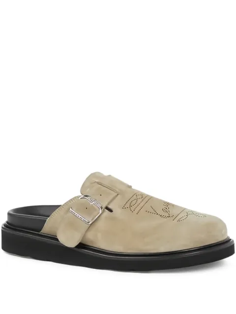 Kenzo mules Matto con aplique de hebilla