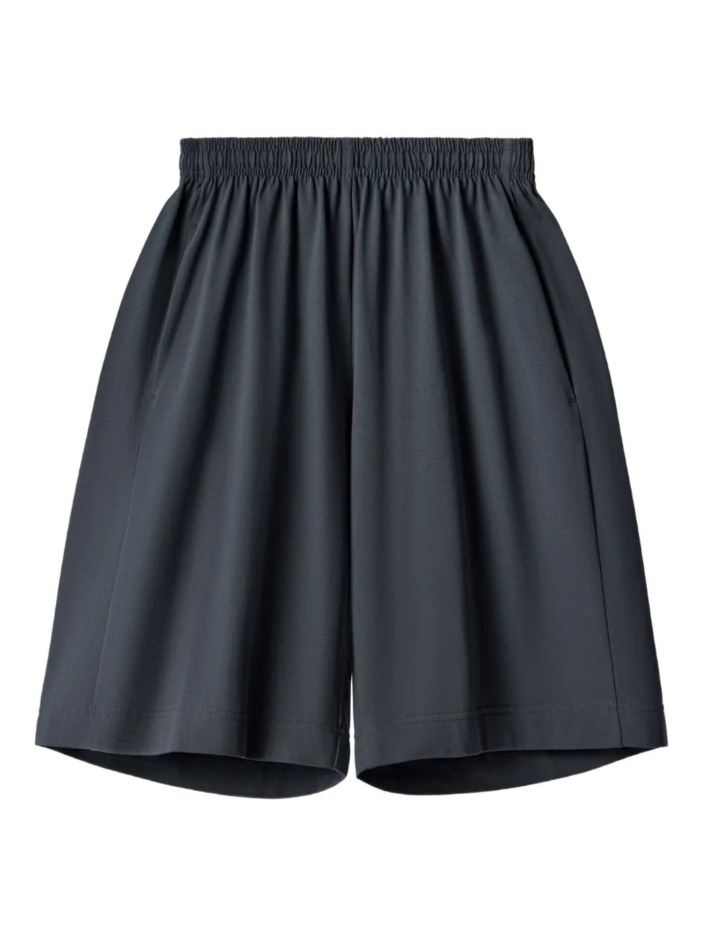 MONOCHROME Katoenen shorts met elastische tailleband Grijs