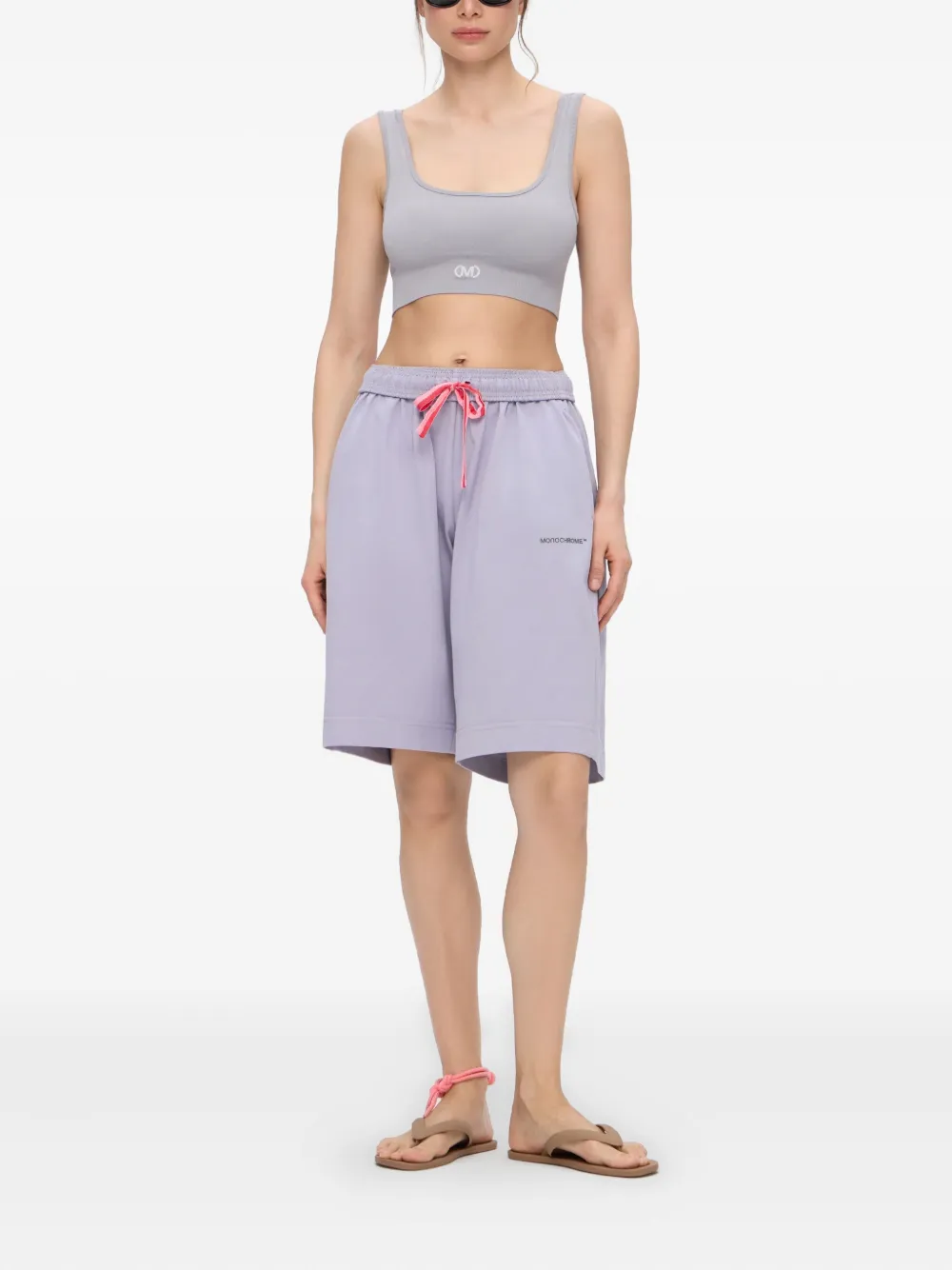 MONOCHROME drawstring-pocket shorts | Track & Running Shorts | Image 2