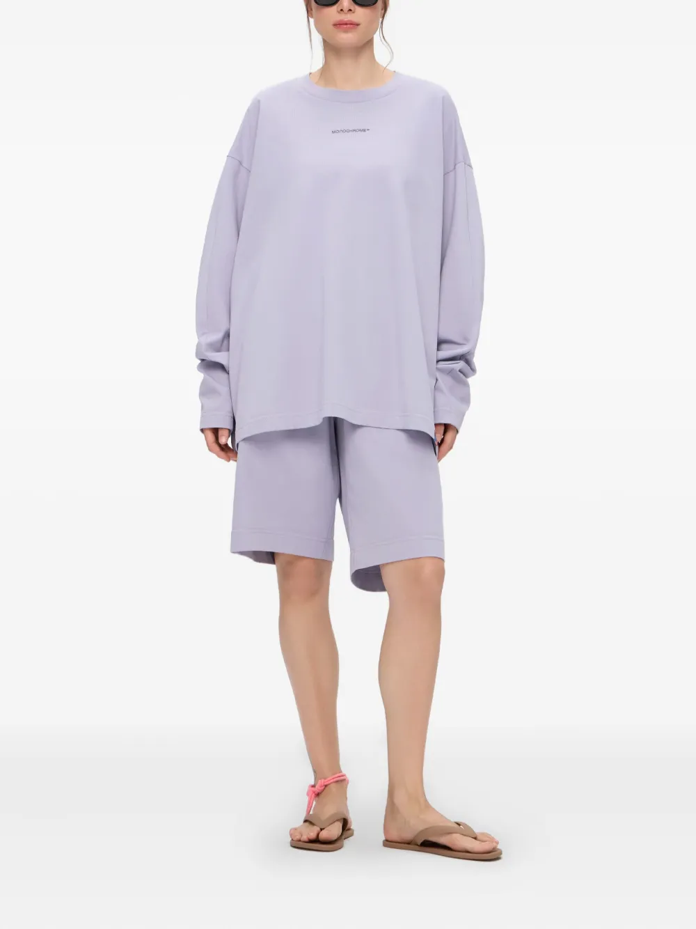 MONOCHROME long-sleeve cotton top | T-Shirts | Image 2