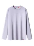 MONOCHROME long-sleeve cotton top - Purple