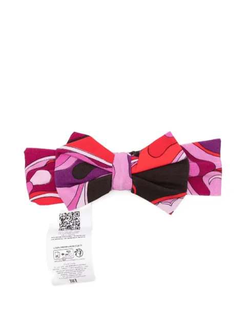PUCCI Junior bow printed headband
