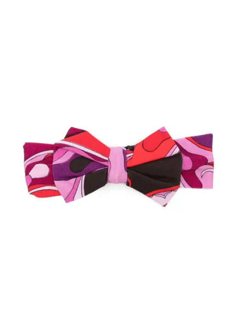 PUCCI Junior bow printed headband