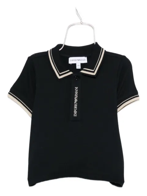 Emporio Armani Kids tipped-collar polo shirt
